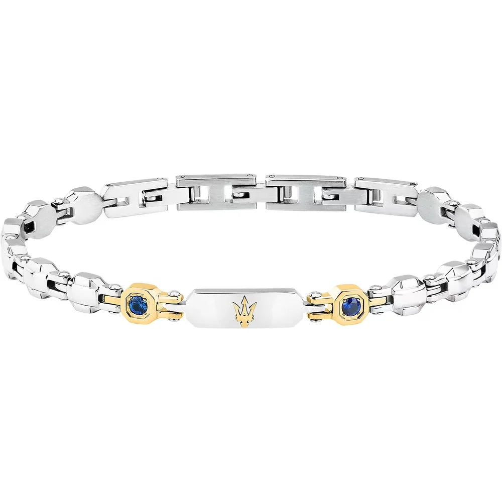 Bracciale Uomo Acciaio Maserati Sapphire Blu Semirigido JM335AXO11