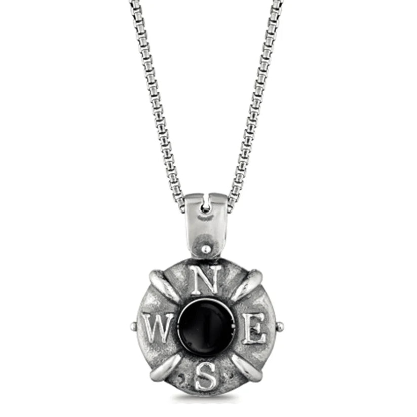 Collana Uomo Ananda 925 Rosa Dei Venti A-CD156B