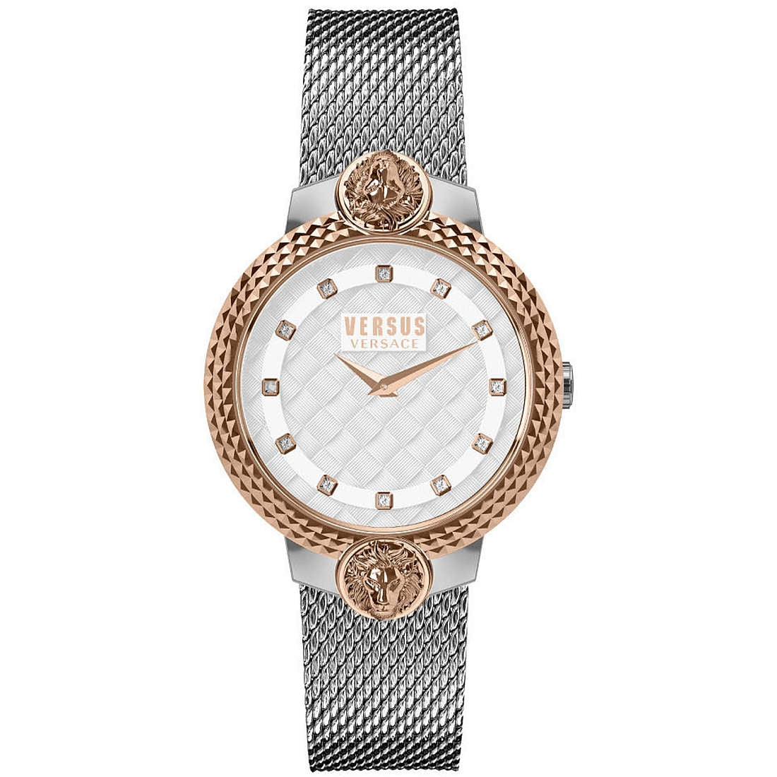 Orologio Donna Versus By Versace Quarzo Solo Tempo Acciaio Bicolore Leone VSPLK1520