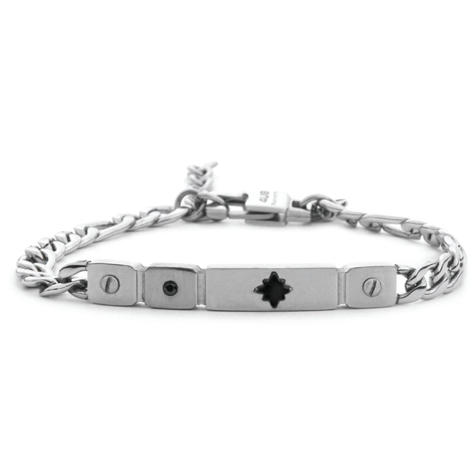 Bracciale Uomo 4US Cesare Paciotti Acciaio Rosa Dei Venti 4UBR7803