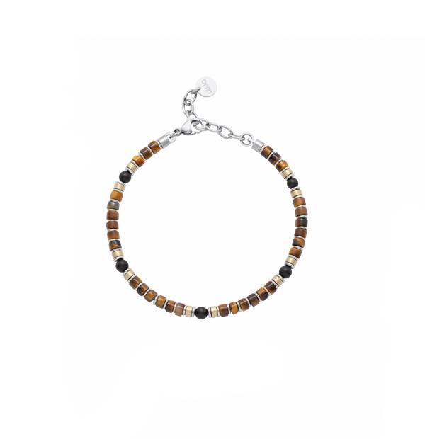 Bracciale Uomo Liu Jo Acciaio Pietre MLJ627