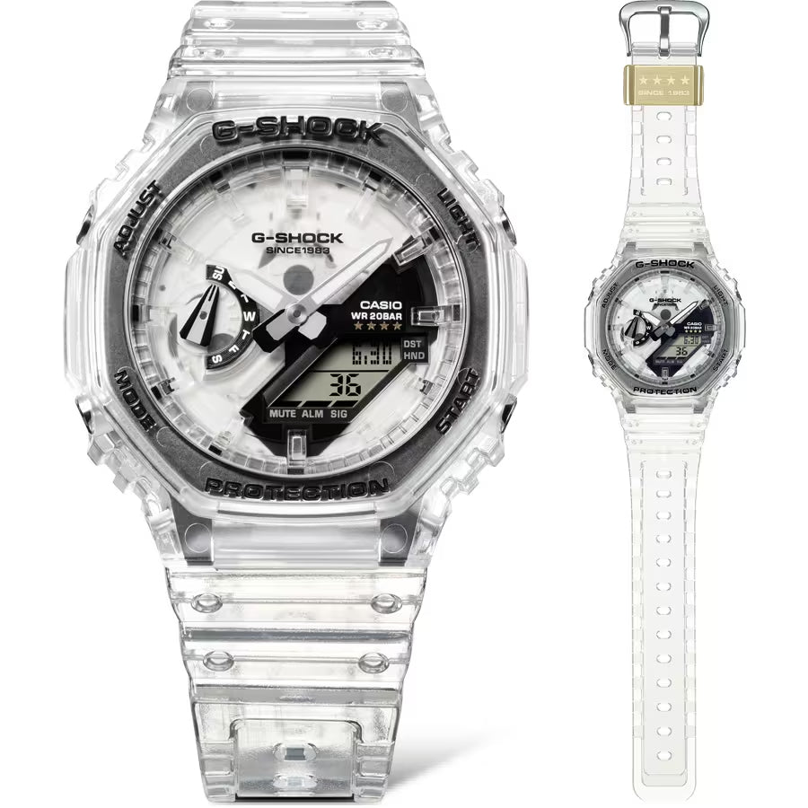 Orologio Uomo Casio G-Shock Digitale Special Edition Clear Remix GA-2140RX-7AER