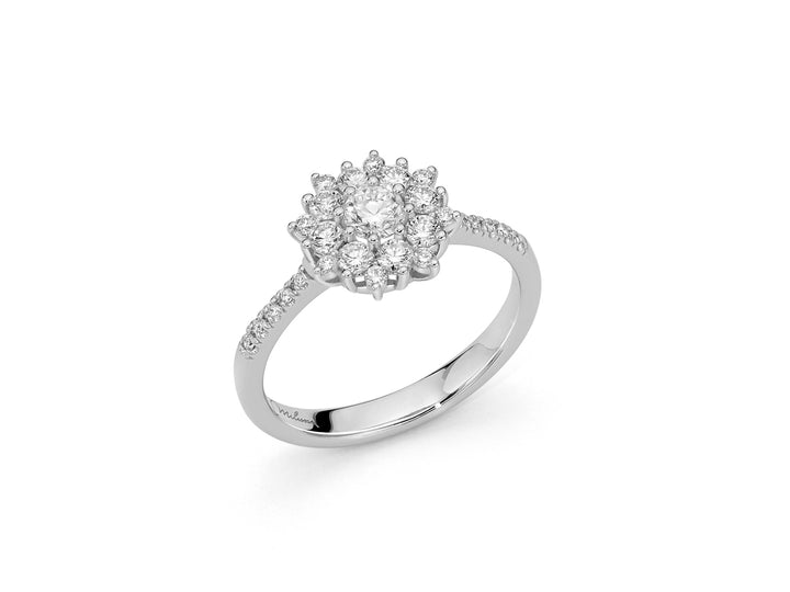 Anello Donna Miluna oro bianco 750  con diamante LID3535