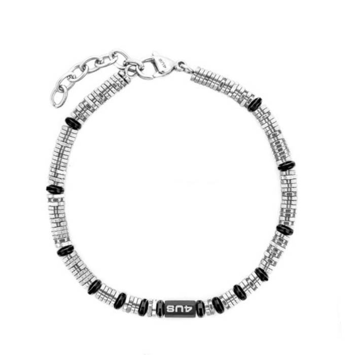 Bracciale Uomo 4US Cesare Paciotti Acciaio Nero 4UBR8679