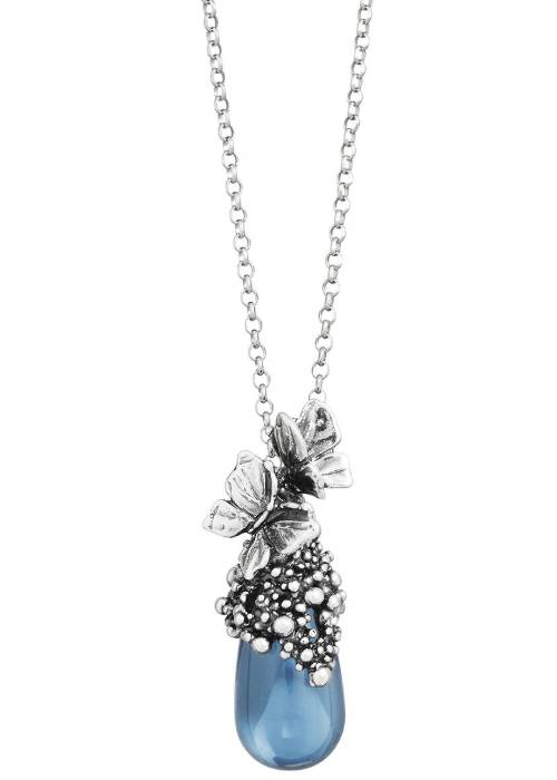 Collana Donna Giovanni Raspini Argento 925 Goccia Farfalle 12416