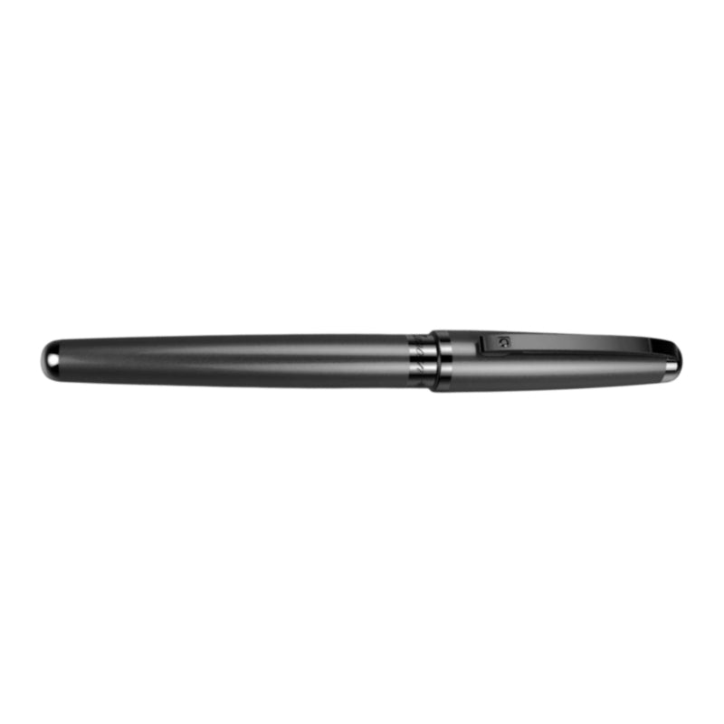 Penna Uomo Zancan Sfera Acciaio Nero Satinato Diamante Nero HPN034-DN