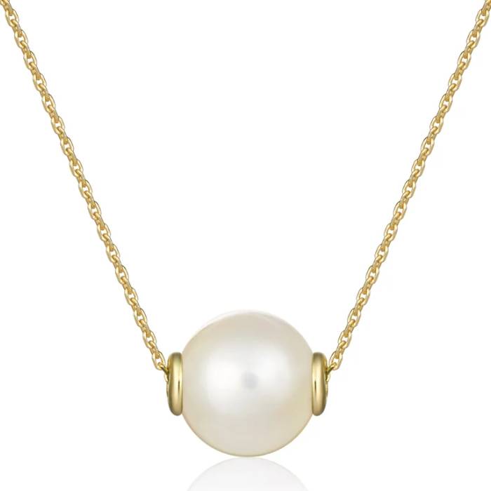 Collana Donna Roberto Giannotti Oro 9 kt Perla Passante NKT354G