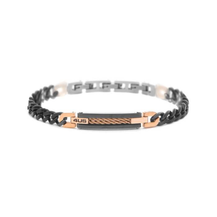 Bracciale Uomo 4US Cesare Paciotti Acciaio Targhetta 4UBR8470