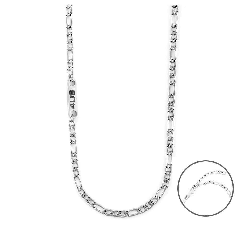 Collana Uomo 4US Cesare Paciotti Acciaio Lucido Catena Groumette 4UCL6137