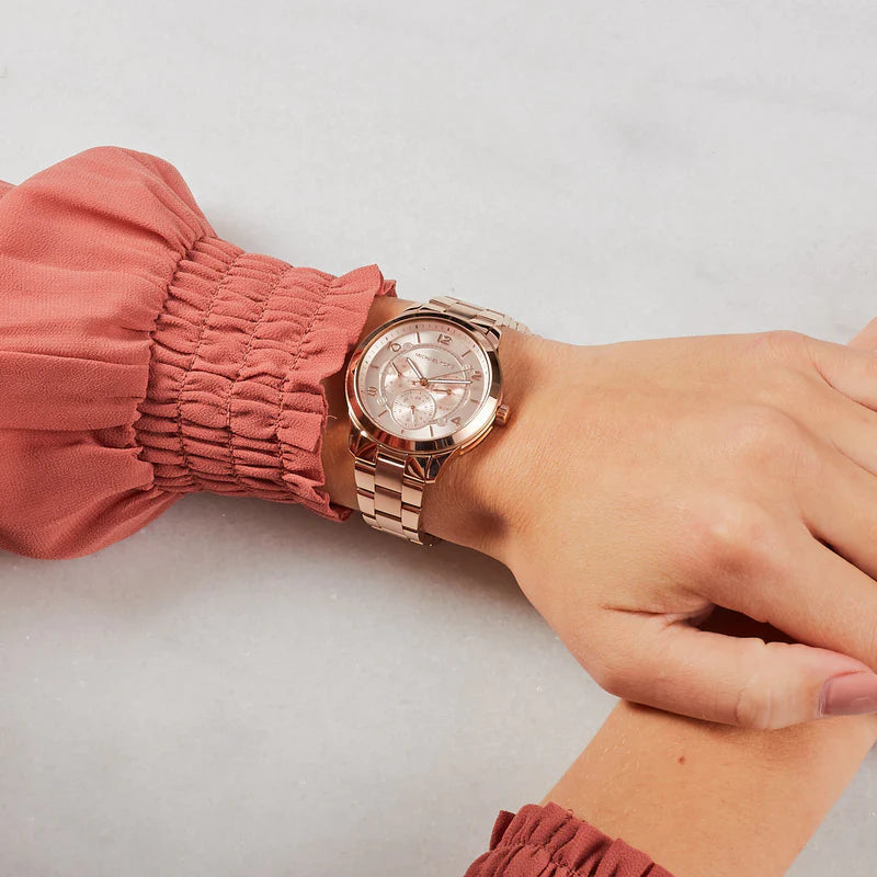 Orologio Donna Michael Kors Acciaio Rosè Quarzo Solo Tempo MK6589