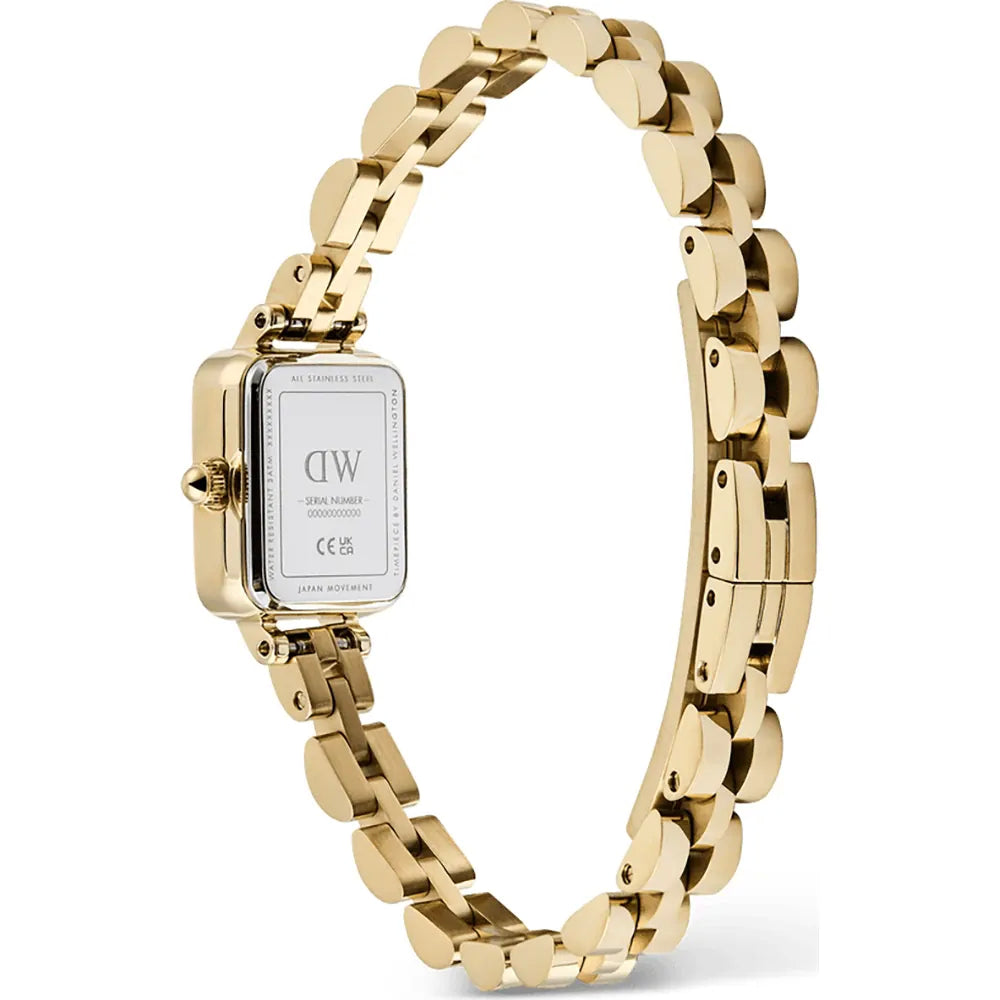 Orologio Donna Daniel Wellington Quadro Mini Acciaio dorato  DW00100850