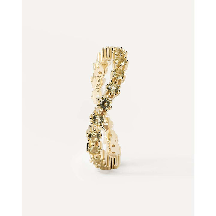 Anello Donna PDP Argento 925 Placcatura Oro motion AN01-461-16