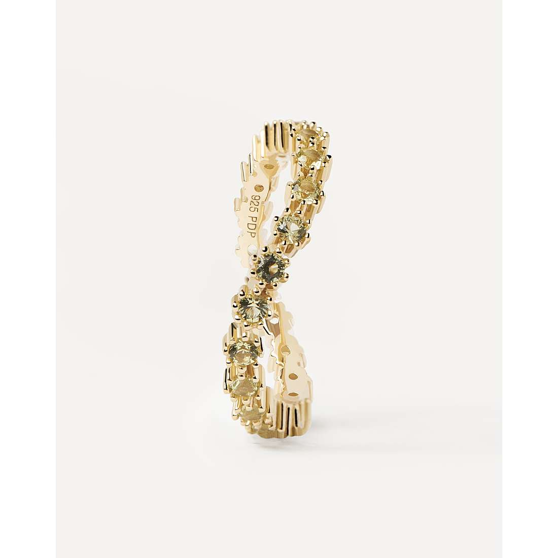 Anello Donna PDP Argento 925 Placcatura Oro motion AN01-461-14