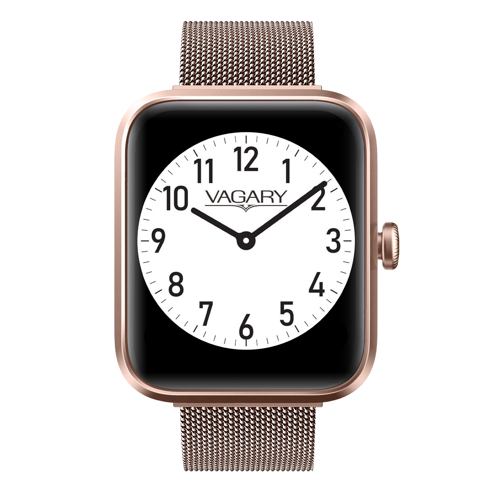 Orologio Unisex Vagary Smartwatch Acciaio Rosè Maglia Milano X02A-007VY