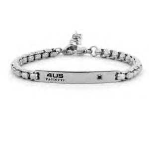 Bracciale Uomo 4US Cesare Paciotti Acciaio Targhetta 4UBR7944