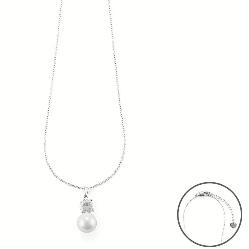 Collana Donna Argento 4US Cesare Paciotti  Perle 4UCL6111W