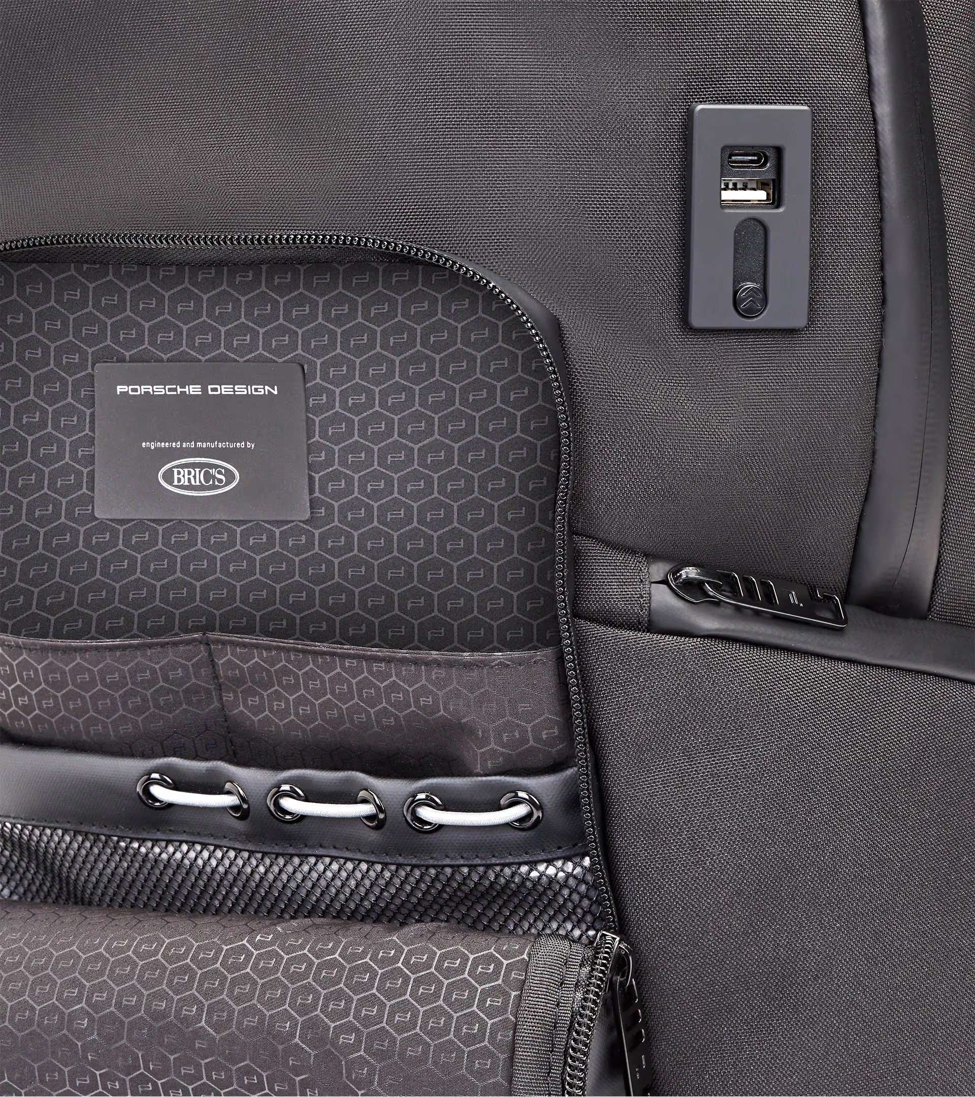 Zaino Uomo Porsche Design Idrorepellente Urban Travel Nero OCL01610