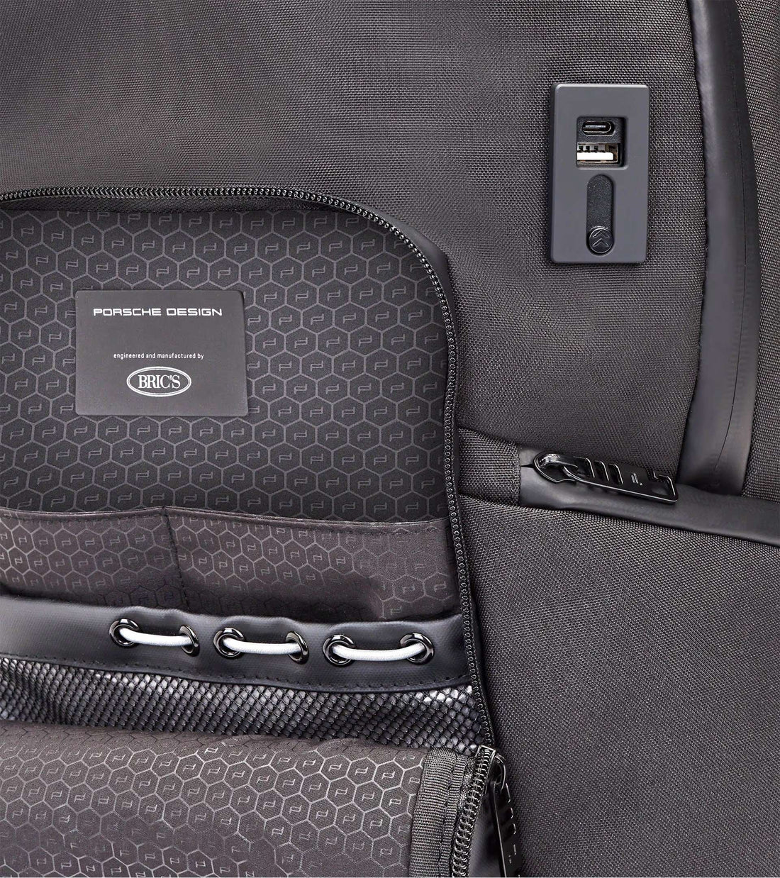 Zaino Uomo Porsche Design Idrorepellente Urban Travel Nero OCL01610