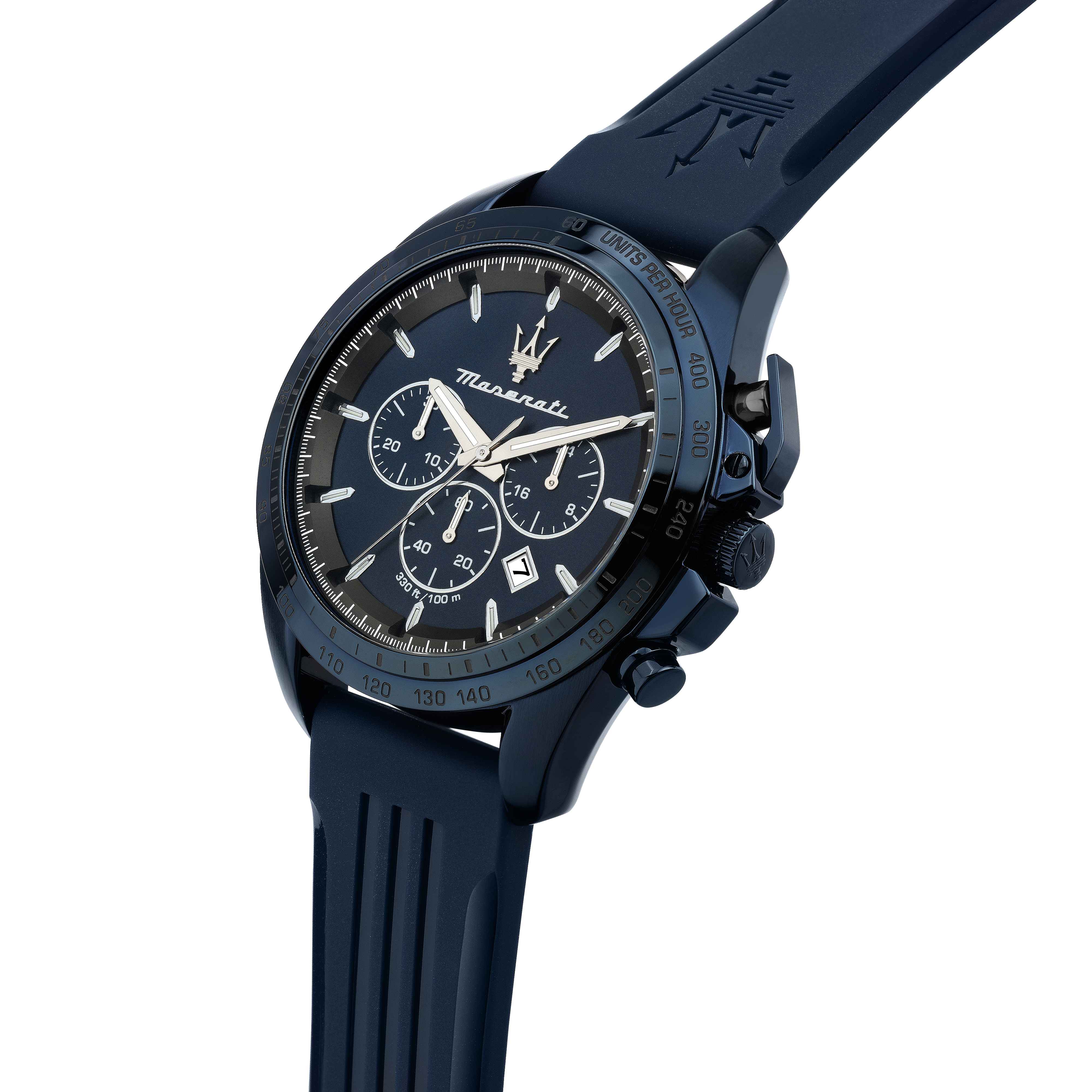 Orologio Uomo Acciaio Maserati Blu Quarzo Cronografo Data R8871612042