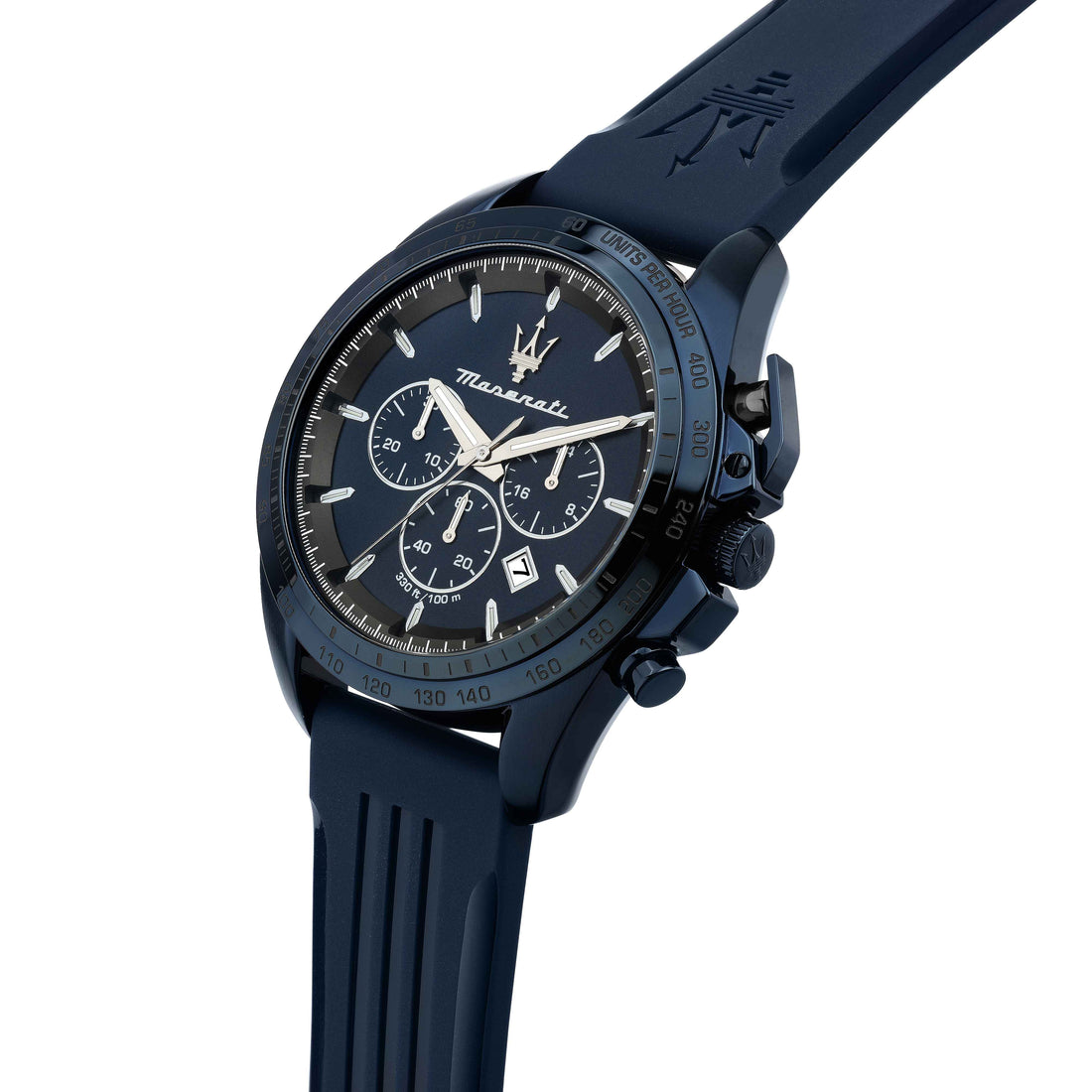 Orologio Uomo Acciaio Maserati Blu Quarzo Cronografo Data R8871612042