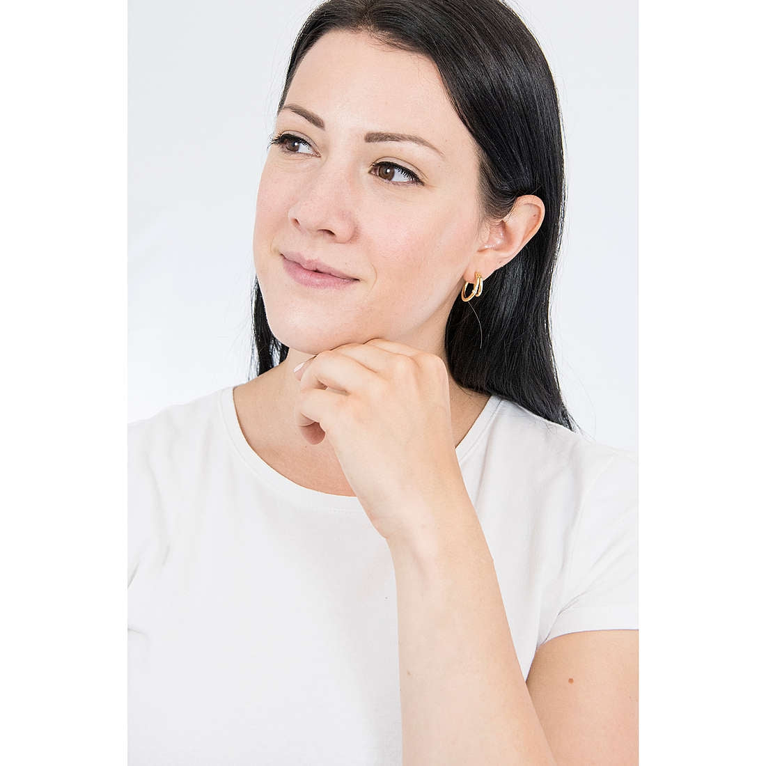 Orecchini Donna P D Paola Doppio Cerchio