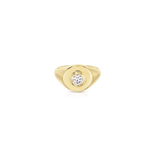 Anello Donna Liu Jo Acciaio Dorato Solitario Punto Luce Zircone Tondo LJ2498M14