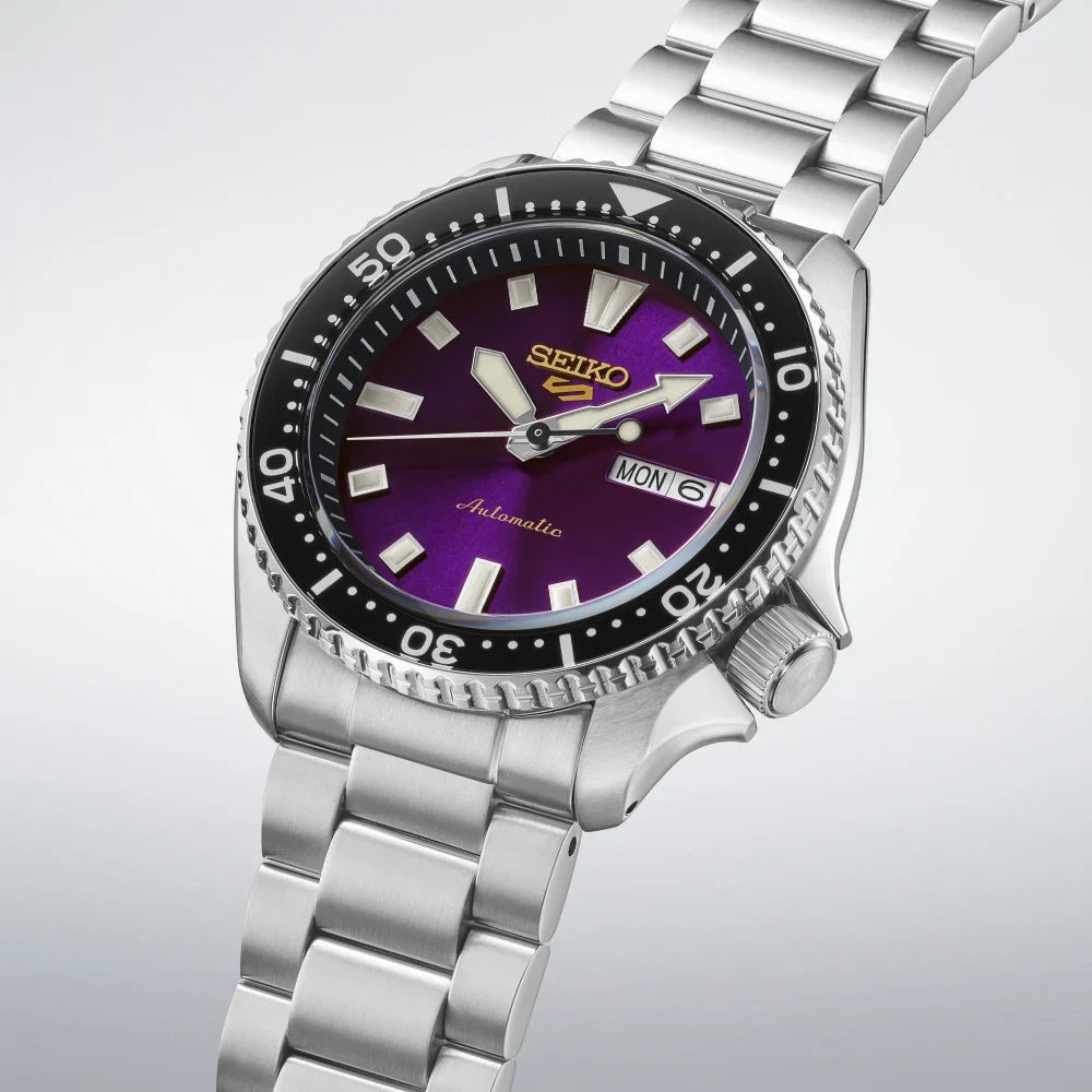 Orologio Uomo Seiko 5 Edizione Limitata Automatico SKX 145° Viola HDB003K1