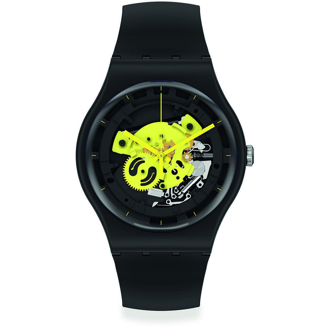 Orologio Swatch Bioceramic nero Scheletrato SO32B111
