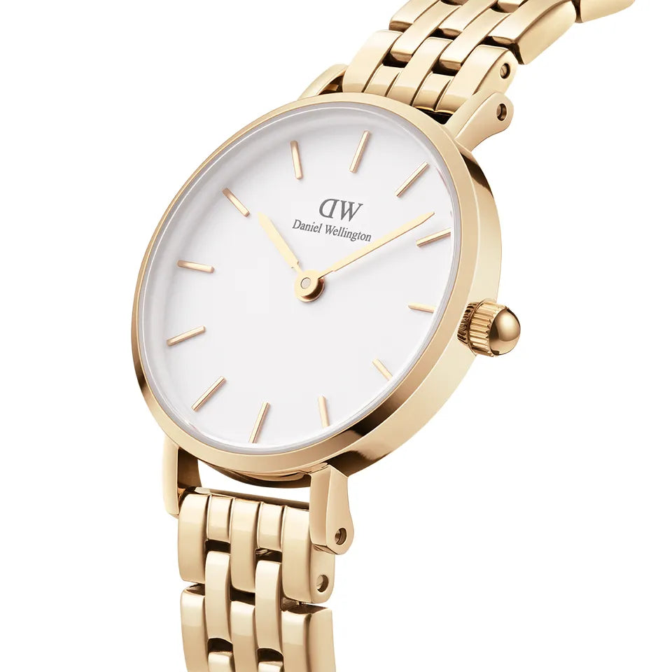 Orologio Donna Daniel Wellington Acciaio Dorato Zirconi Bianco DW00100614