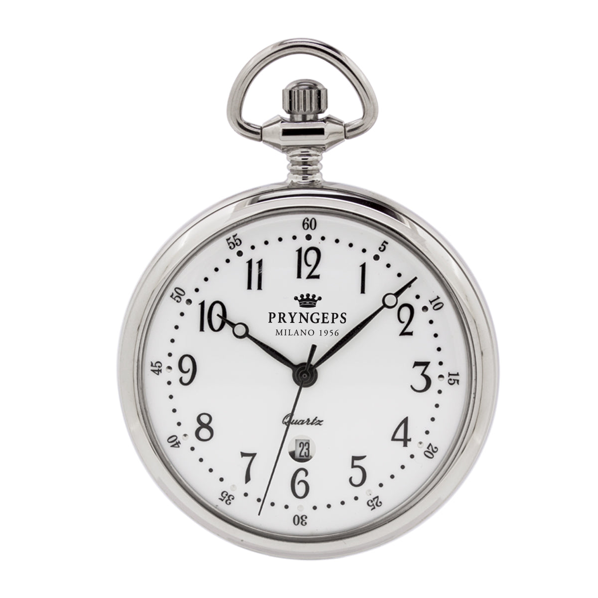 Orologio Uomo Pryngeps Da Tasca Quarzo Data Numeri T088