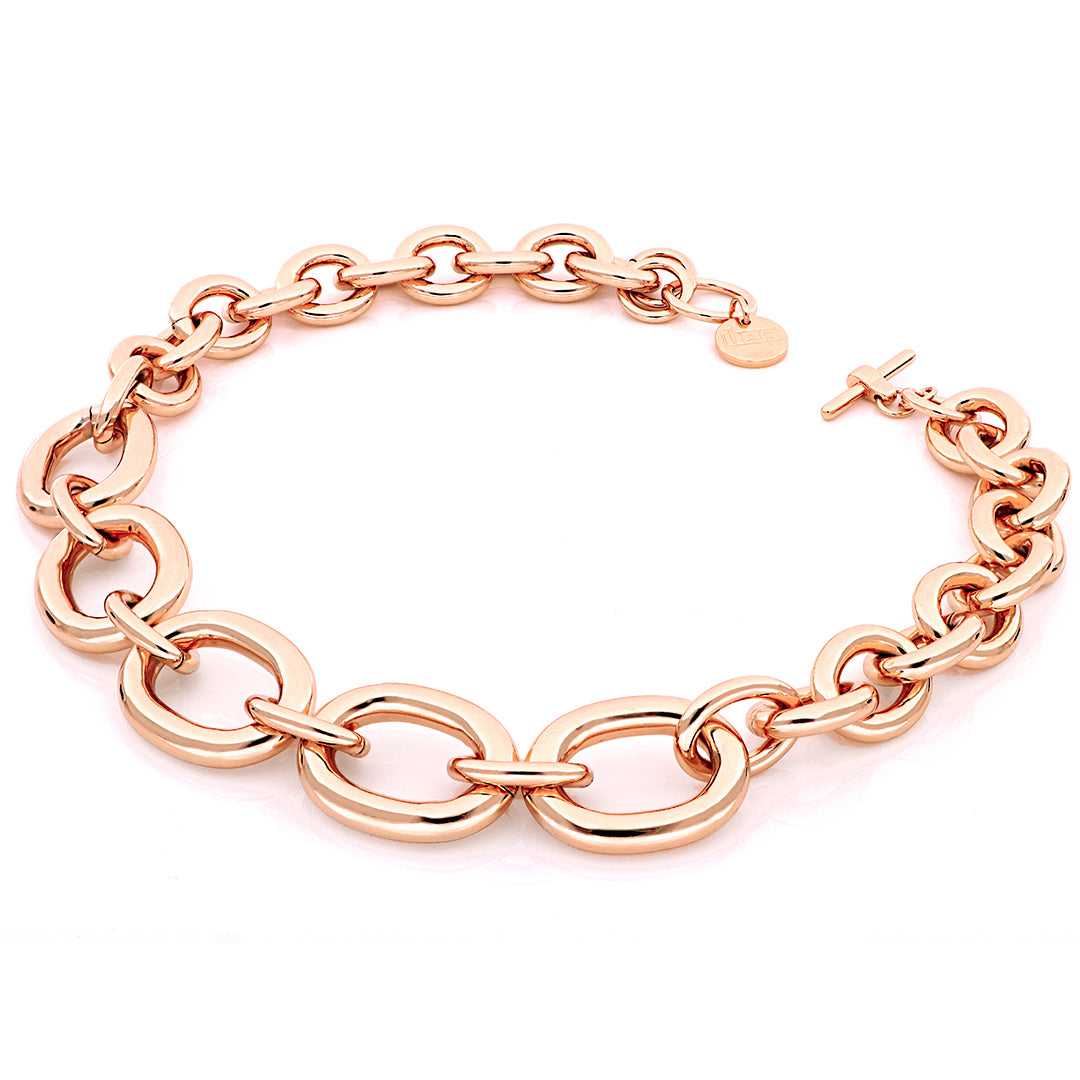 Collana Donna Unoaerre Catena Forzatina Bronzo Rosè 498050