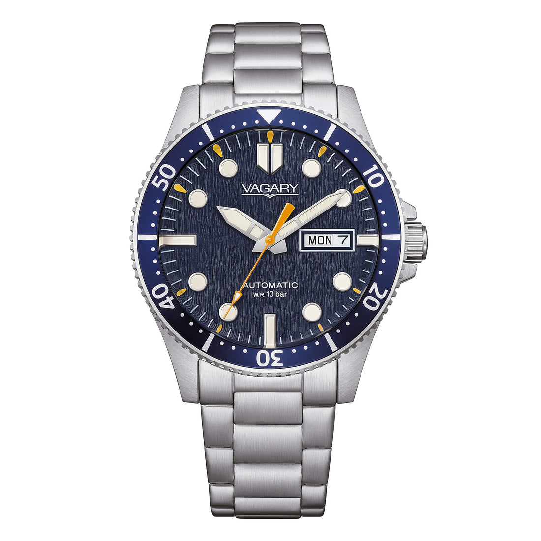 Orologio Uomo Vagary By Citizen Automatico Blu IX3-319-73