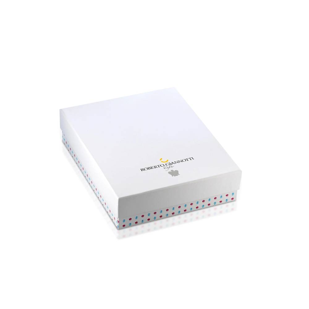 Capocullain  argento 925 Roberto Giannotti Angeli con cuore quadrifoglio e stella GIC015