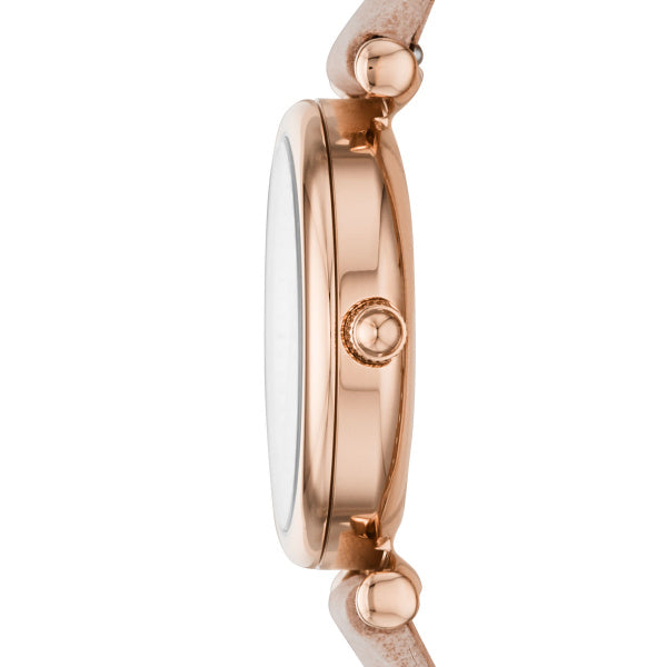 Orologio Donna Fossil Carlie Quarzo Solo Tempo Pelle Madreperla ES4699