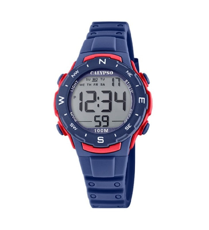 Orologio digitale Calypso Cinturino Gomma cassa in Plastica K5801/4