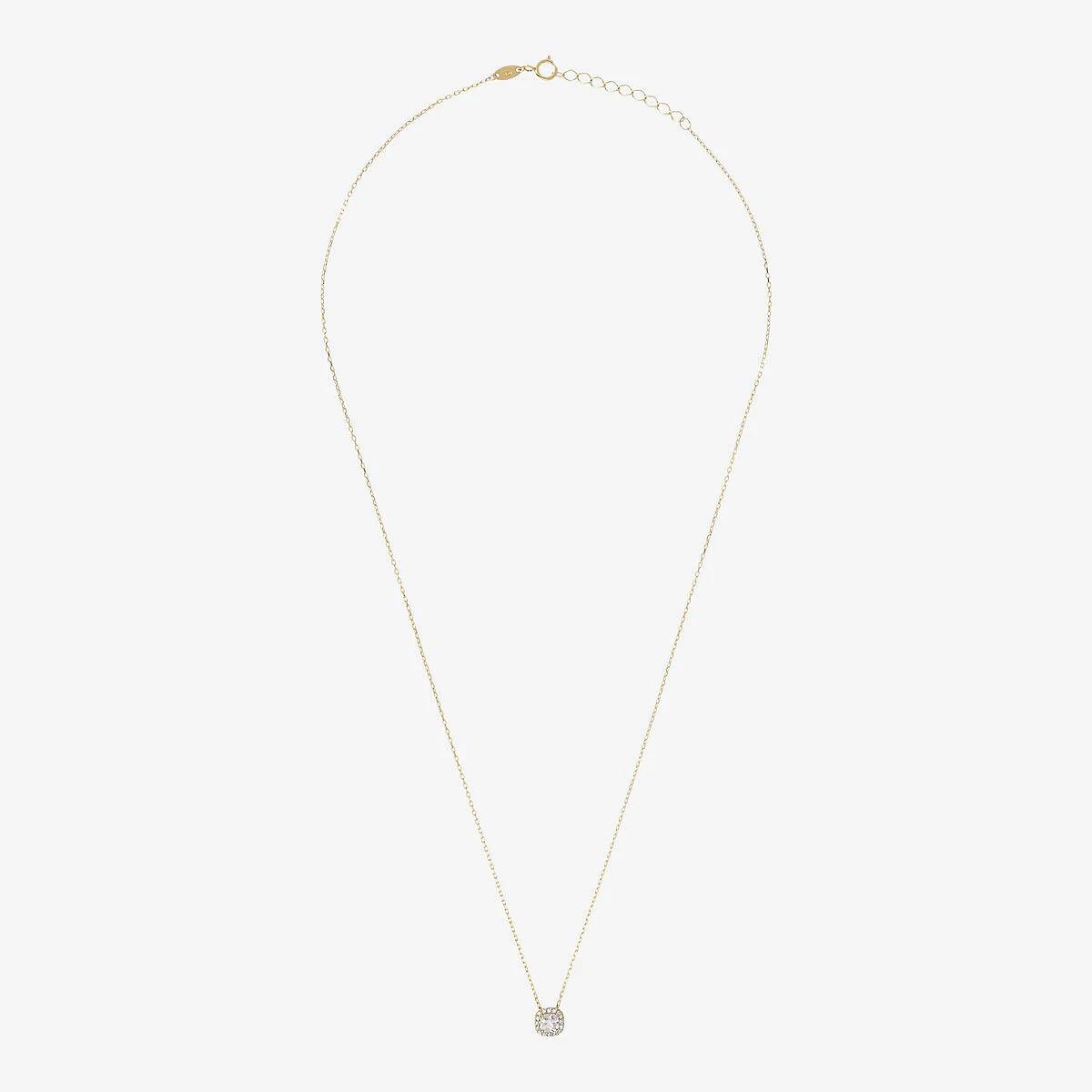 Collana Donna Milor Gold 9 KT Catena Rolò Punto Luce Multipietra WSGD90295.YG