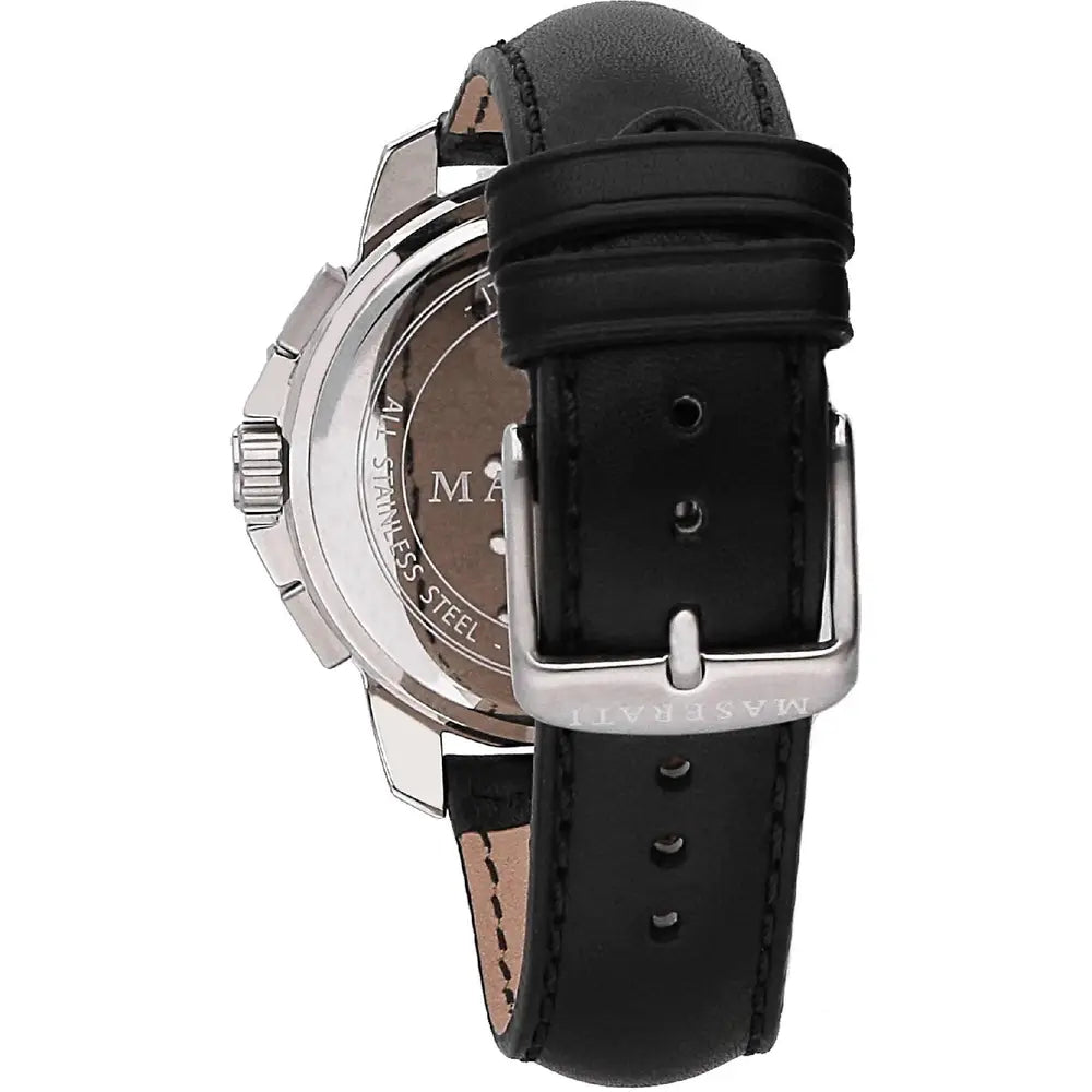 Orologio Uomo Maserati Cronografo Quarzo Acciaio Pelle Nero Successo R8871621006