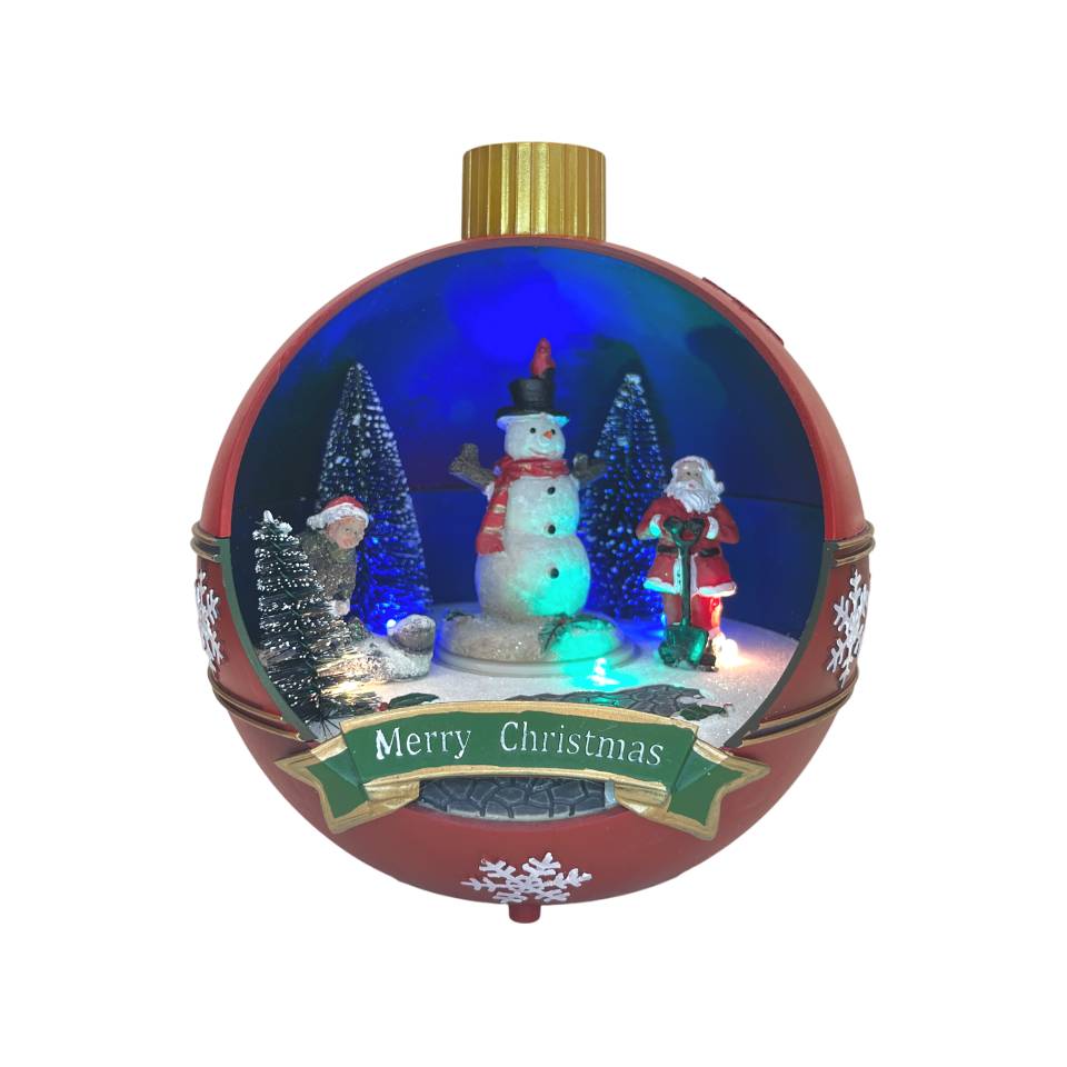 Palla Di Natale Luville Babbo Natale Pupazzo Di Neve 1162399