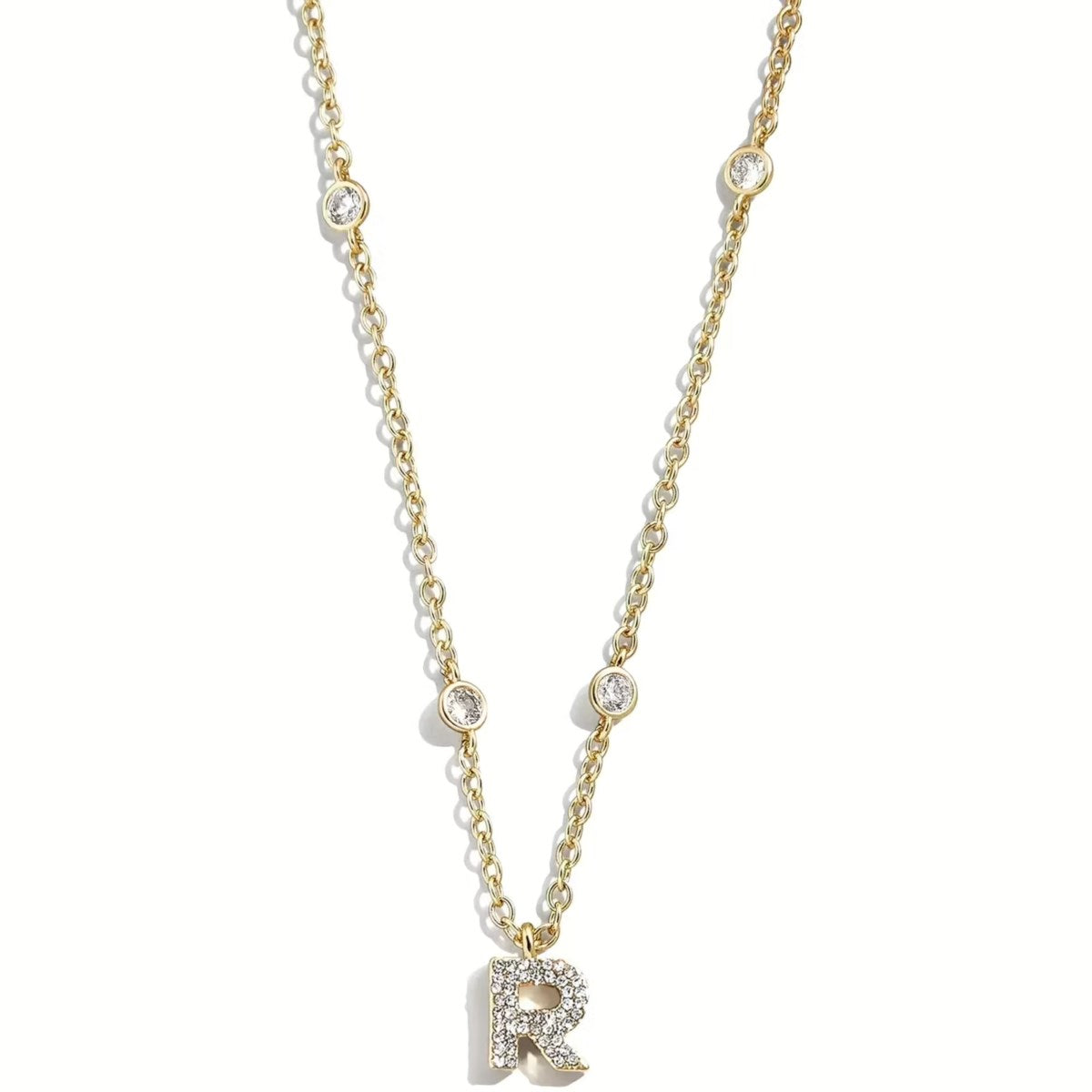 Collana Donna Liu Jo Acciaio Dorato iniziale R Catena Rollò LJ2674