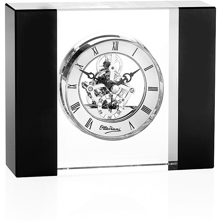Orologio Da Tavolo Ottaviani In Cristallo Home Collection 29703