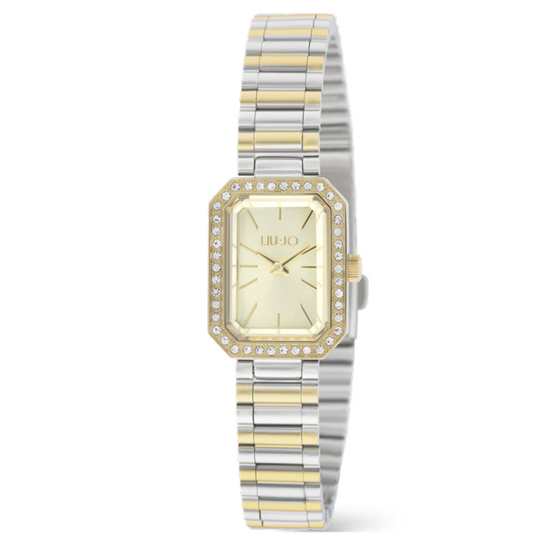 Orologio Donna Liu Jo Brilliant Auriane Bicolore Zirconi TLJ2690
