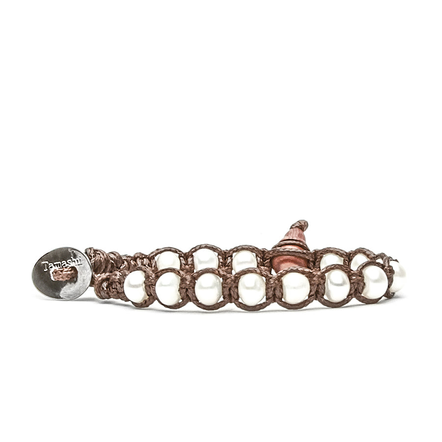 Bracciale Donna Tamashii Pietre Perle Naturali Biglie Porta Fortuna BHS601-179