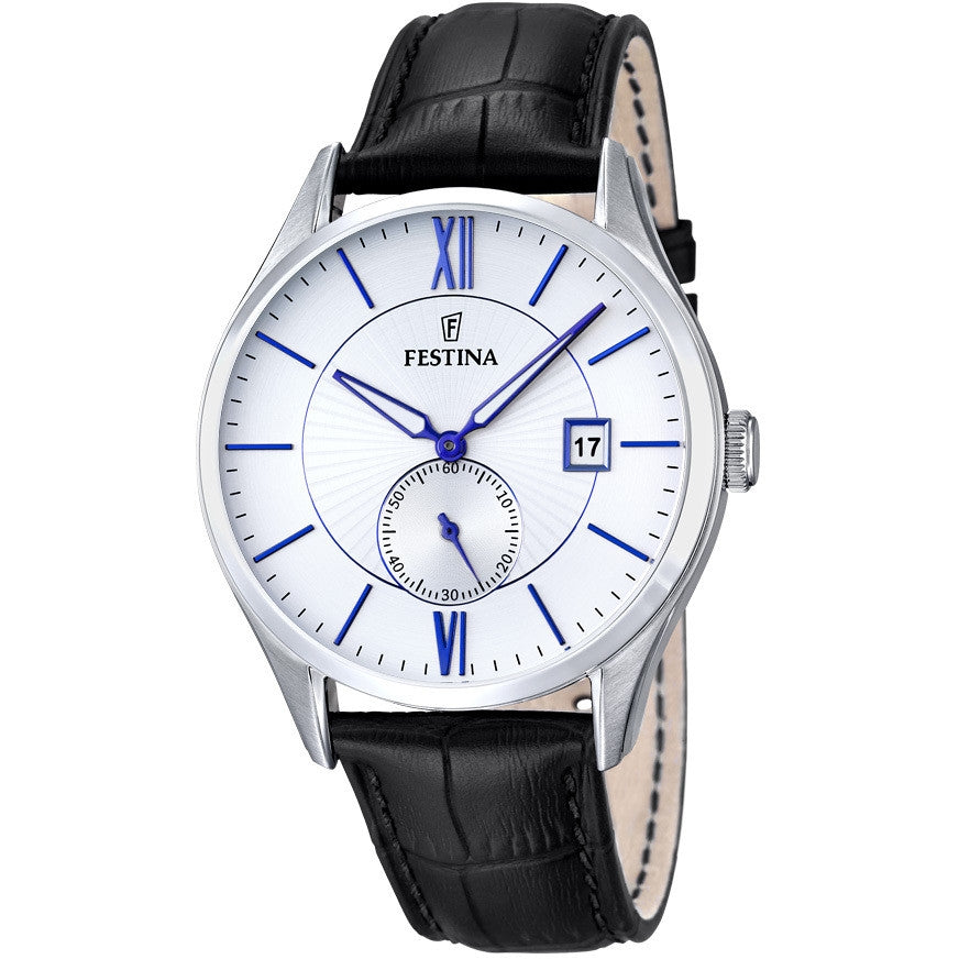 Orologio Uomo Acciaio  Festina e cinturino pelle F16872/1