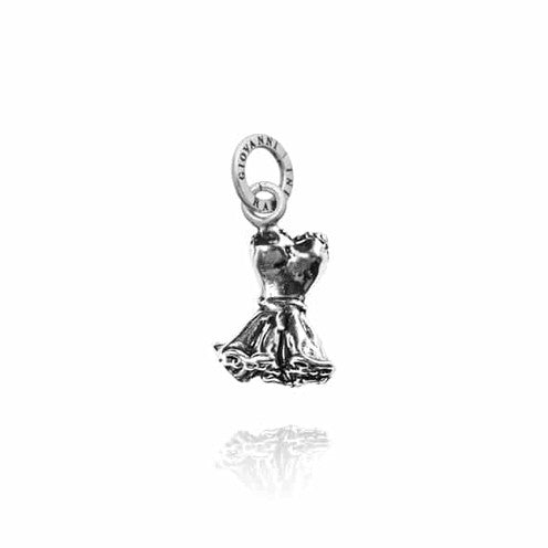 Charm Donna Giovanni Raspini Argento 925 Abitino Realizzato A Mano 08727