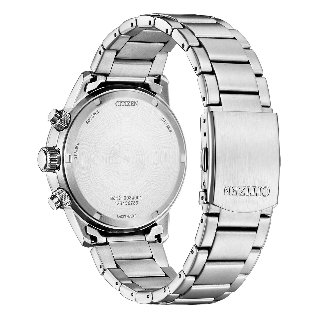 Orologio Uomo Citizen Eco-Drive Cronografo Acciaio Marine Blu CA0860-80L
