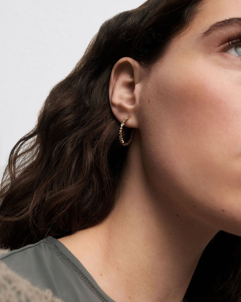 Orecchini Donna PDPaola Argento Dorata 925 CerchiA AR01-C78-U