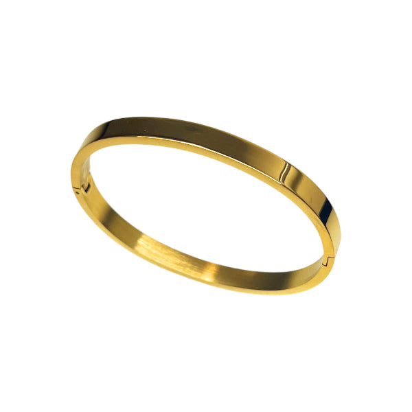 Bracciale Unisex Re Mida Acciaio Dorato Rigido Personalizzato BR-C-6