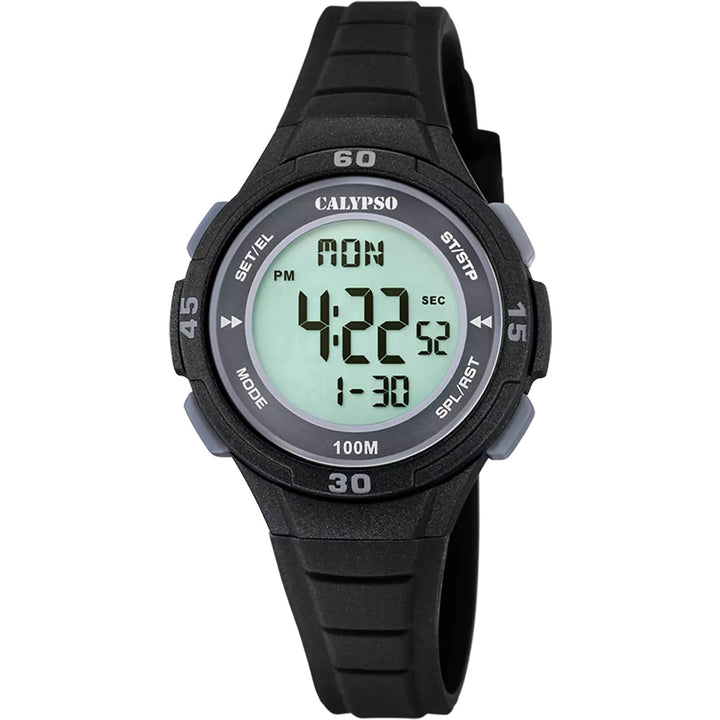 Orologio Bambino Calypso Quarzo Digitale Cronografo Cinturino Gomma K5830/6