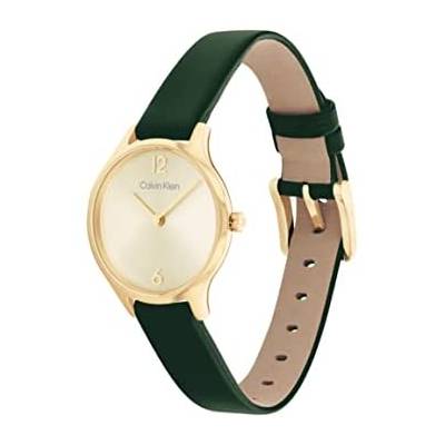 Orologio Donna Calvin Klein Quarzo Solo Tempo Acciaio Dorato Verde CK25200147