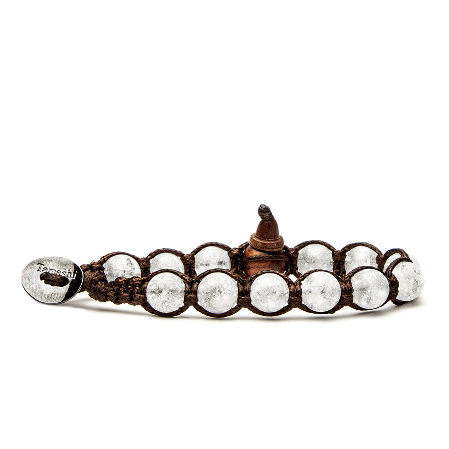 Bracciale Unisex Tamashii Pietra Cristallo Di Rocca Cracked Biglie BHS900-208